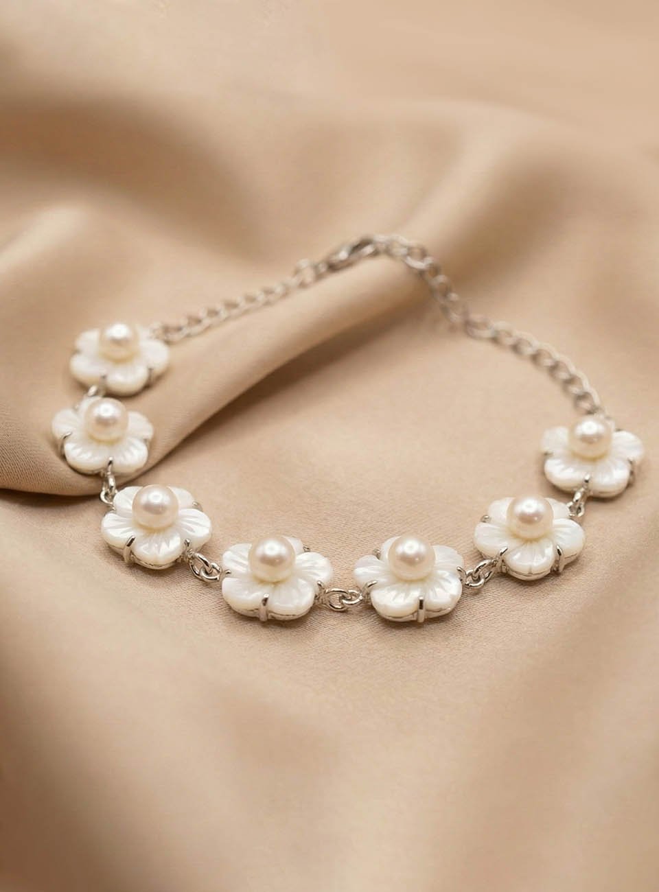 Mother of Pearl Blossom Bracelet